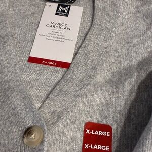 Member's Mark Gray V-Neck Cardigan